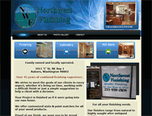 Tablet Screenshot of northwestfinishing.com